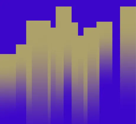 A graphic with multiple gradient columns
