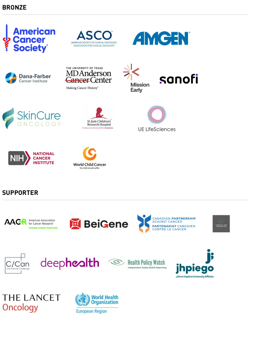 A series of logos with different levels, representing the different sponsors and partners involved in supporting the 2024 WCC