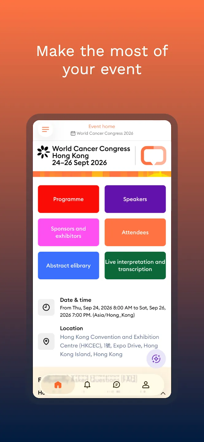 WCC2026 App Menu