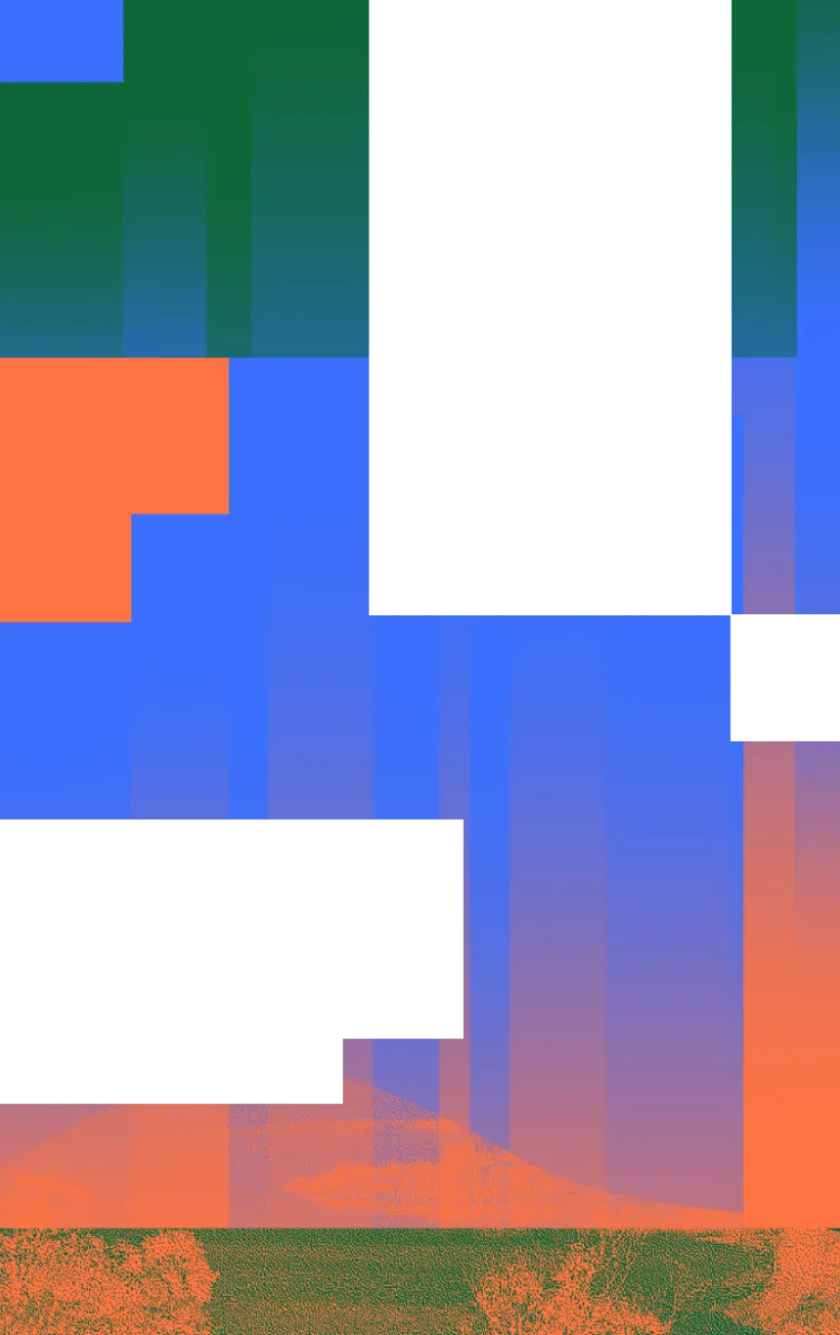 A graphical representation of the mix of urban and nature in Hong Kong