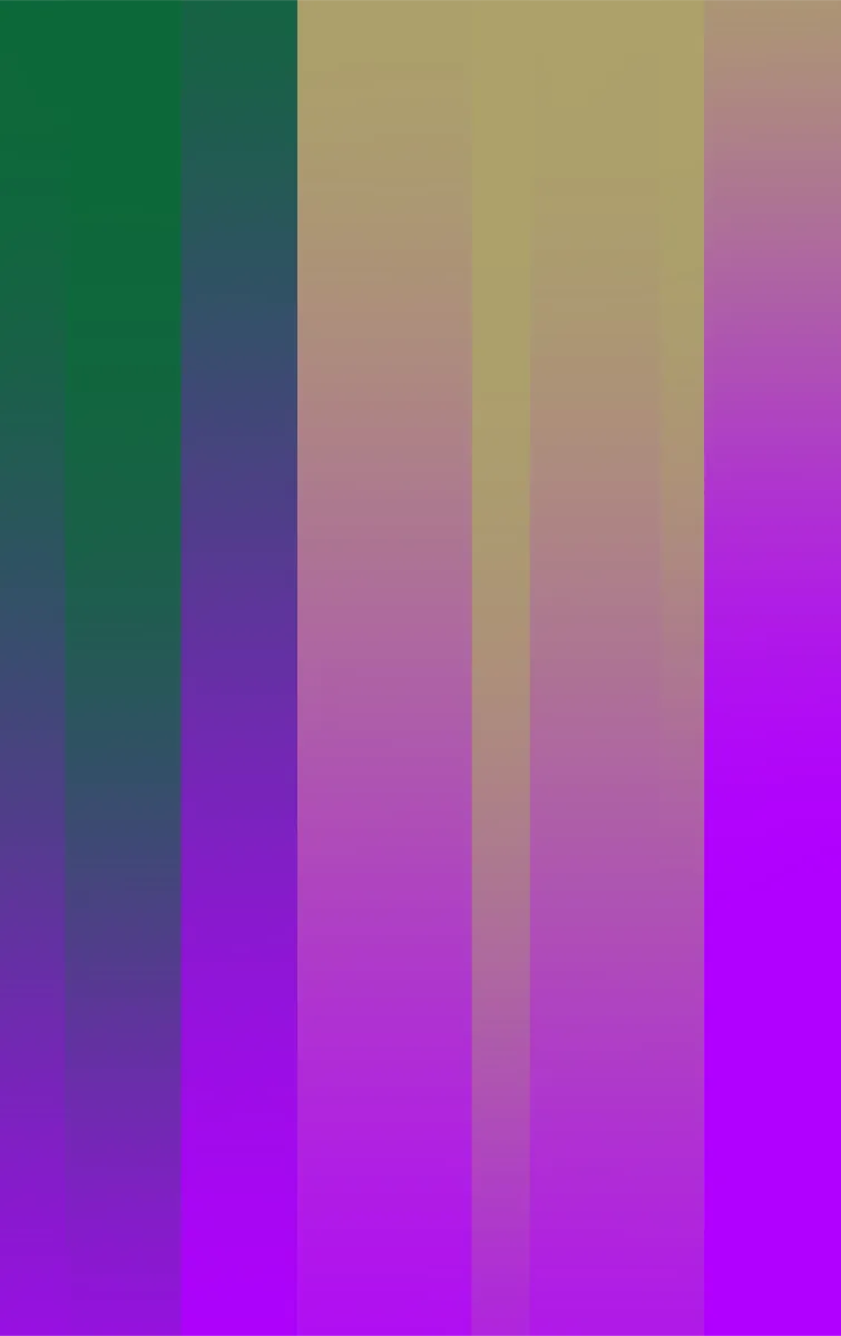 purple and green lines